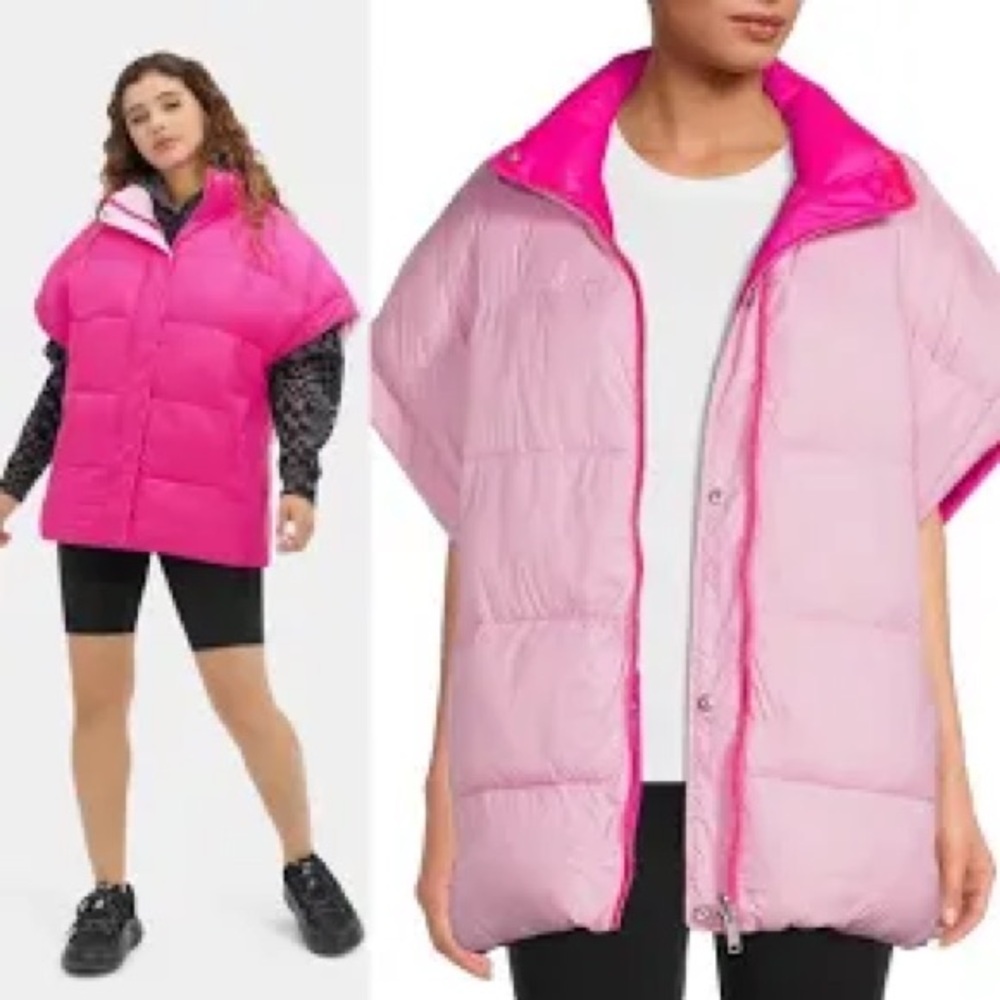 Ugg Women's Pink Reversible Puffer Vest